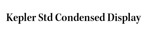 Choque Display Condensed SSi