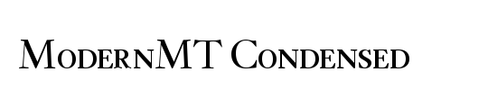 ModernMT Condensed