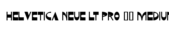 Helvetica LT Condensed