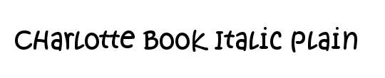 Charlotte Book Italic