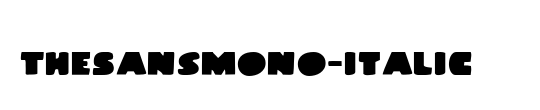 The Sans Mono-