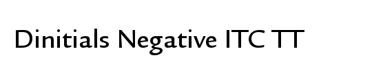 Box Font Negative