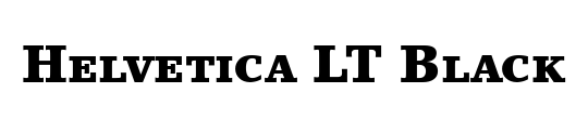 Helvetica LT Std