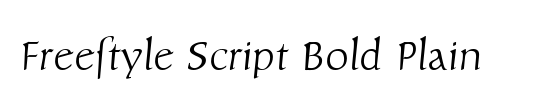 Freestyle Script Bold LET