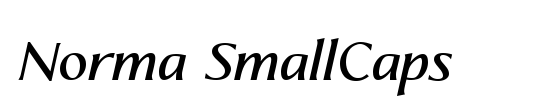 Norma Cond SmallCaps