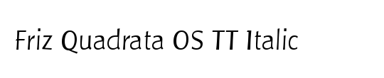 Friz Quadrata Std