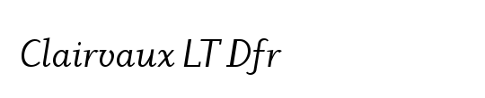 Clairvaux LT Dfr