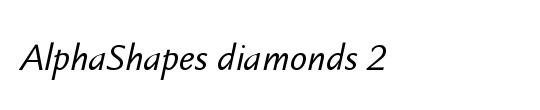 AlphaShapes diamonds 2