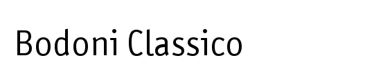 Bodoni Classico