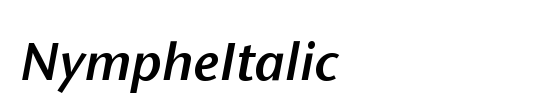 NympheItalic