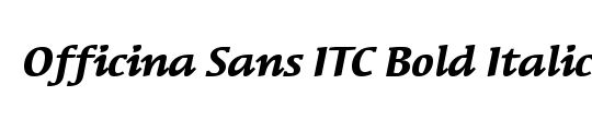 ITC Officina Sans