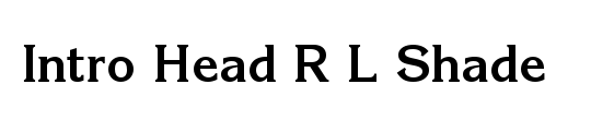 Intro Head R