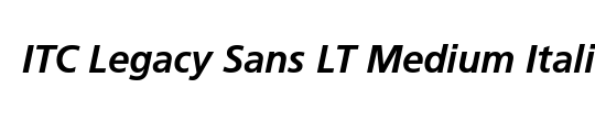 ITC Legacy Sans Std