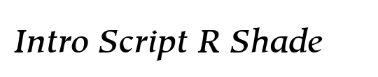 Intro Script R