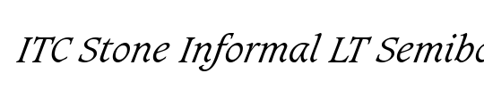 StoneInformal LT Bold