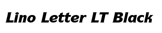 LinoLetter LT Medium
