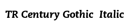 Century Gothic