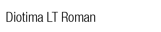 Diotima LT Roman