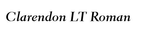 Clarendon Condensed