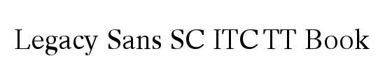 ITC Legacy Sans