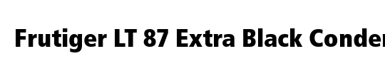 Frutiger BQ