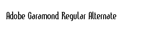 AGaramondAlt Italic