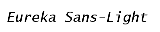 Eureka Sans