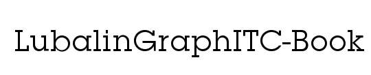 ITC Lubalin Graph Std