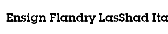 Ensign Flandry Laser Italic