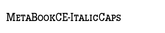 Seria-ItalicCaps