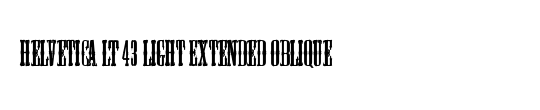 Oblique TextMedium