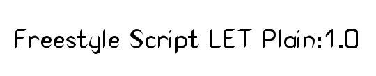 Commercial Script LET