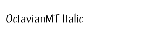 OctavianMT OsF Italic