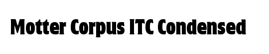 Motter Corpus ITC OS