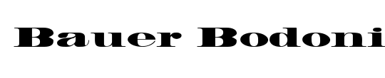 Bauer Bodoni