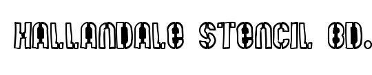 Hallandale Text Bold Italic JL