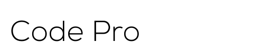 Code Pro Black