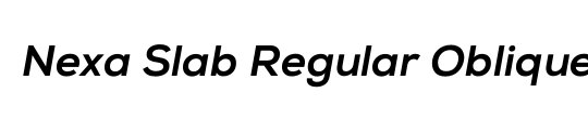 Nexa-Regular-Italic