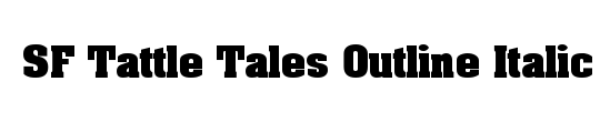 SF Tattle Tales Outline