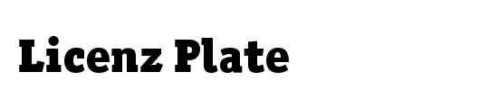 Sans Plate Caps