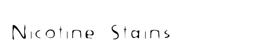 Nicotine Stains