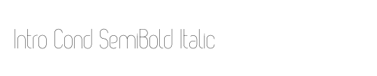 Intro Thin Italic