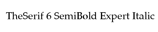 The Serif Bold-