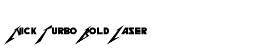 Beam Rider Bold Italic Laser