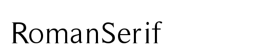 RomanSerif