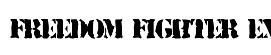 Freedom Fighter Condensed Italic