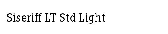 Siseriff LT Std LightItalic