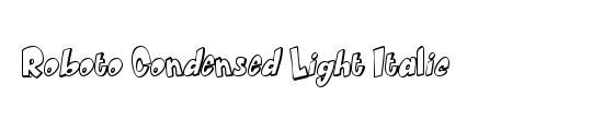 Roboto Condensed Light