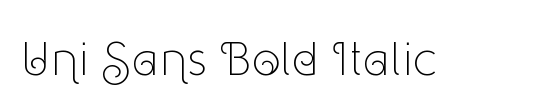 Solomon Sans Bold Italic