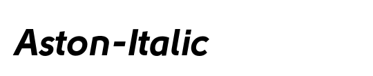 Aston-Normal-Italic